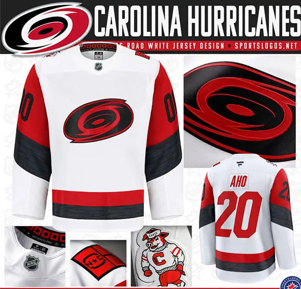 carolina hurricanes new road jersey