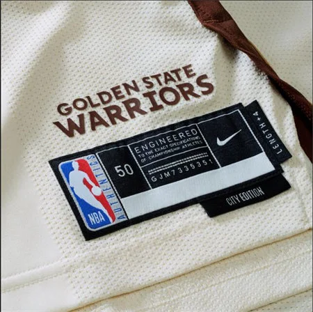 Warriors 2025-26 Tan City Jersey