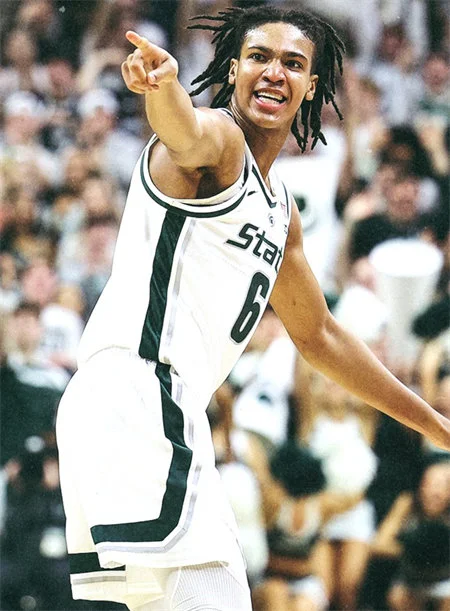 Michigan State Spartans Basketball Throwback Jersey