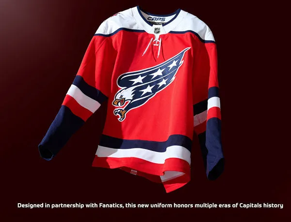 Capitals Screaming Eagle Jersey