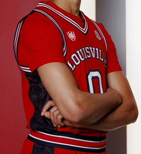 Louisville Cardinals Spida Basketball Jersey