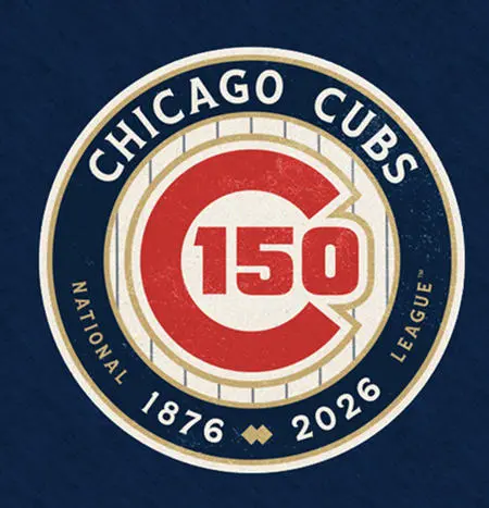 Cubs 150th Anniversary patch