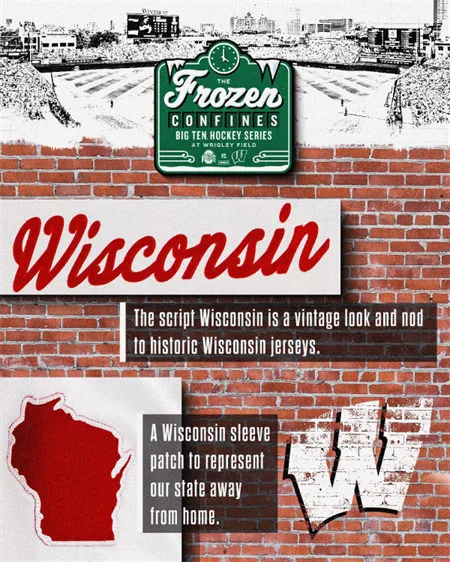 Wisconsin Hockey 2026 Frozen Confines Series Jersey 