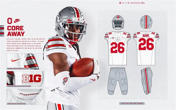 Ohio State Buckeyes 2026 White Sub Zero Football Jersey