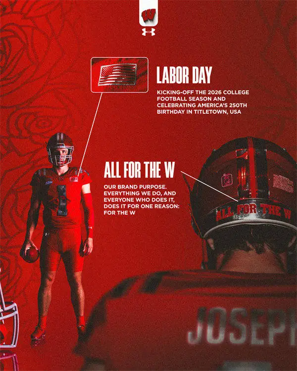Wisconsin Badgers 2026 Lambeau Jersey