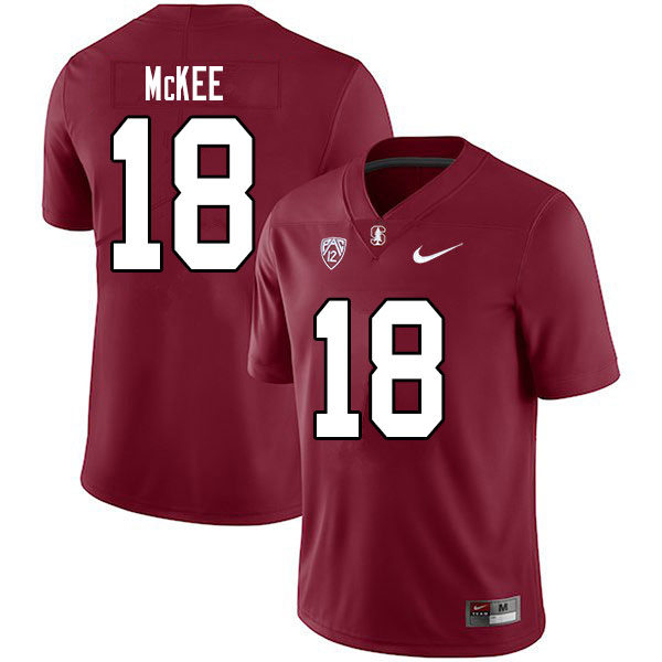 Men's Stanford Cardinal #18 Tanner McKee Nike Cardinal NCAA College Football Game Jersey