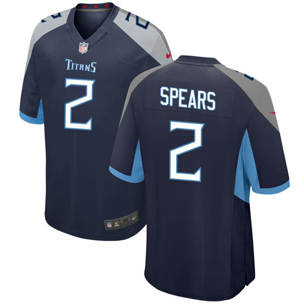 Mens Tennessee Titans #2 Tyjae Spears Nike Navy Vapor F.U.S.E. Limited Jersey