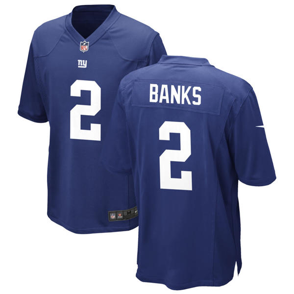 Womens New York Giants #2 Deonte Banks Nike Royal Limited Jersey