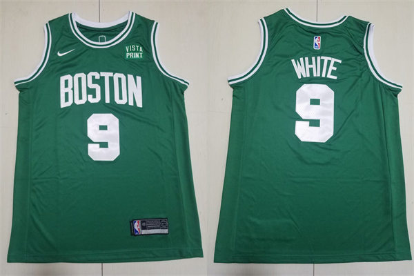Mens Boston Celtics #9 Derrick White Kelly Green Icon Edition Jersey