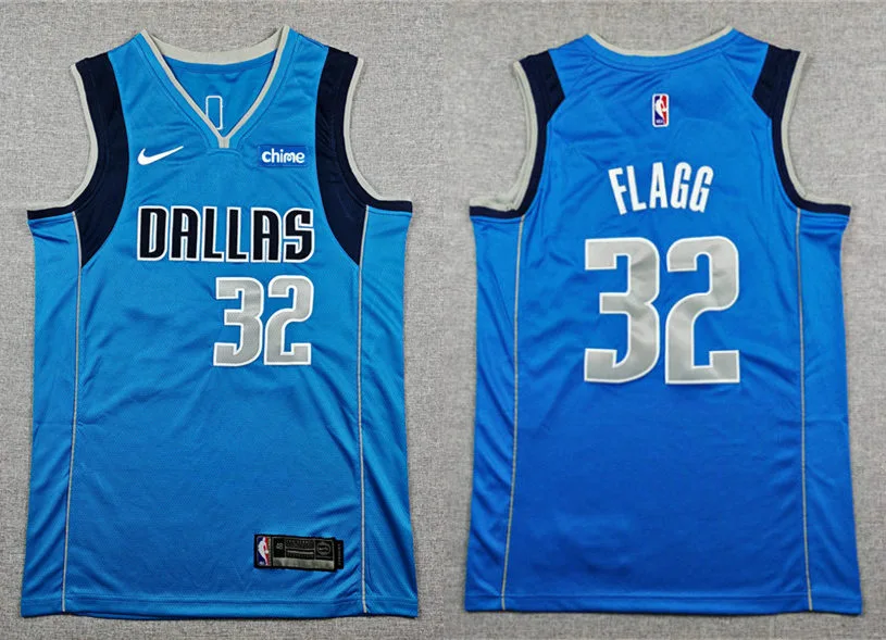 Mens Dallas Mavericks #32 Cooper Flagg Nike Blue Icon Edition Swingman Jersey