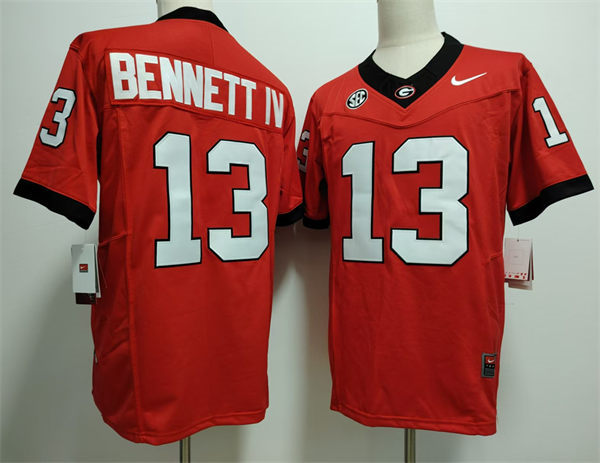 Mens Georgia Bulldogs #13 Stetson Bennett IV Nike 2024 F.U.S.E. Limited College Football Game Jersey