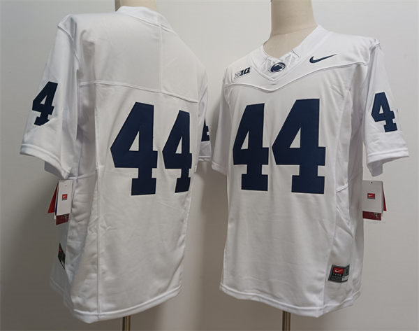 Mens Penn State Nittany Lions #44 Tyler Warren Nike White College Game Football F.U.S.E. limited Jersey