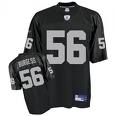 Oakland Raiders #55 Derrick Burgess Black Jersey 
