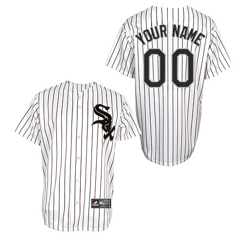 Chicago White Sox Youth Replica Personalized Home Jersey by Majestic Athletic