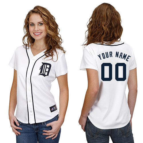 Detroit Tigers Women's Personalized Replica Jersey by Majestic Athletic