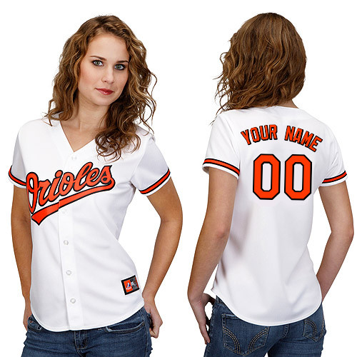 Women's Baltimore Orioles  Personalized Replica Jersey by Majestic Athletic