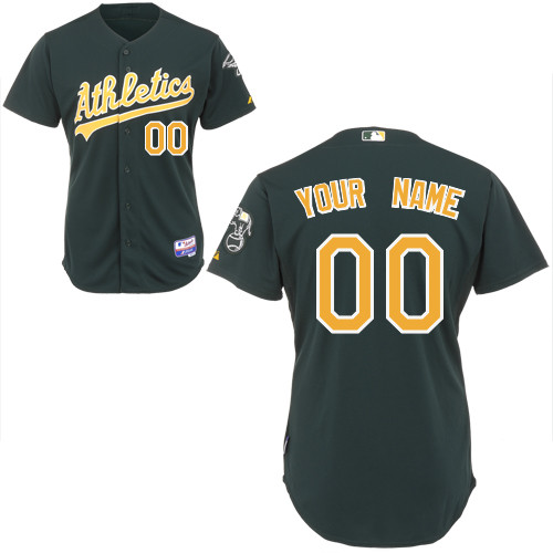 Oakland Athletics Authentic Personalized Alternate 2 Cool Base Jersey
