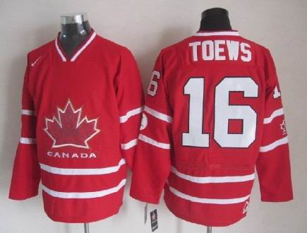 Mens NHL Jersey 2010 Olympics Canada #16 Jonathan Toews Red