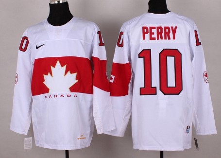 Men's Canada 2014 Olympics Hockey Jersey  #10 Patrick Sharp White