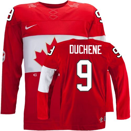 Men's Canada 2014 Olympics Hockey Jersey #9 Matt Duchene Red