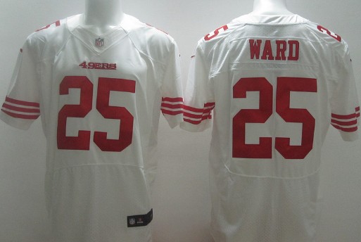 Men's San Francisco 49ers #25 Jimmie Ward White Nik Elite Jersey