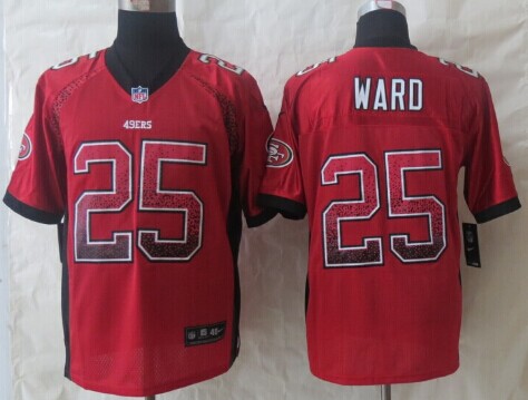Nike San Francisco 49ers #25 Jimmie Ward 2013 Nik Drift Fashion Red Elite Jersey
