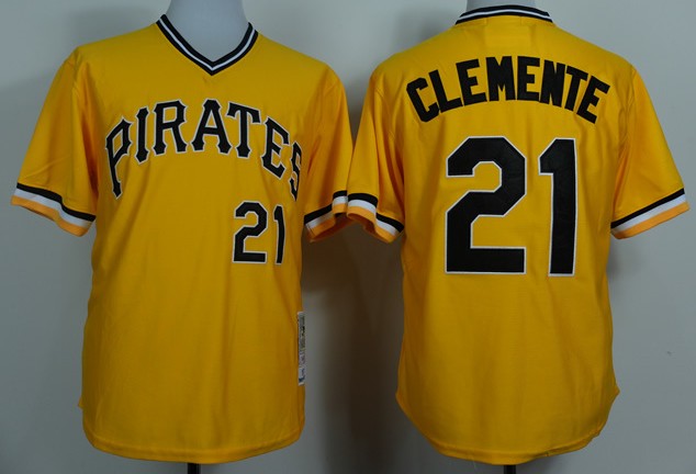 pittsburgh pirates yellow jersey