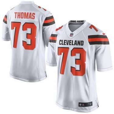 Men's Cleveland Browns #73 Joe Thomas 2015 White Nike Elite Jersey