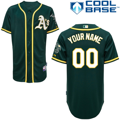 Oakland Athletics Authentic Personalized Alternate 1 Jersey