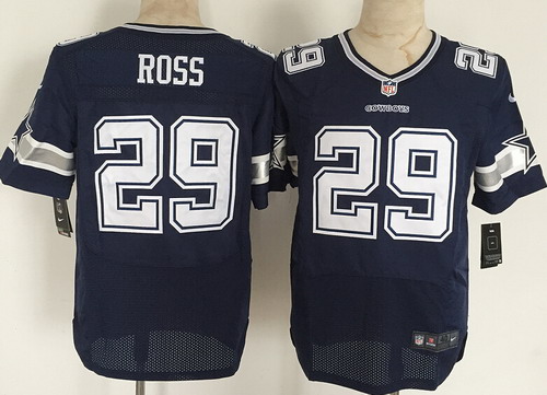Men's Dallas Cowboys #29 Joel Ross Nike Blue Elite Jersey