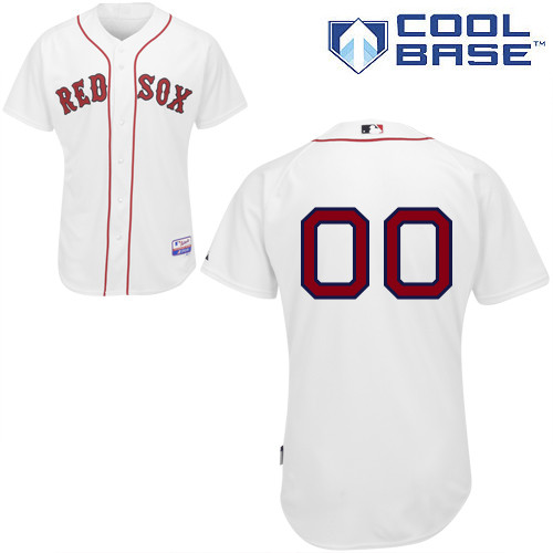 Men's Boston Red Sox Authentic Personalized Home Jersey