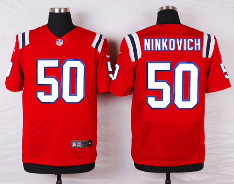 Men's New England Patriots #50 Rob Ninkovich Red Alternate NFL Nike Elite Jersey