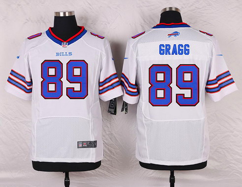 Men's Buffalo Bills #88 Marquise Goodwin White Road NFL Nike Elite Jersey