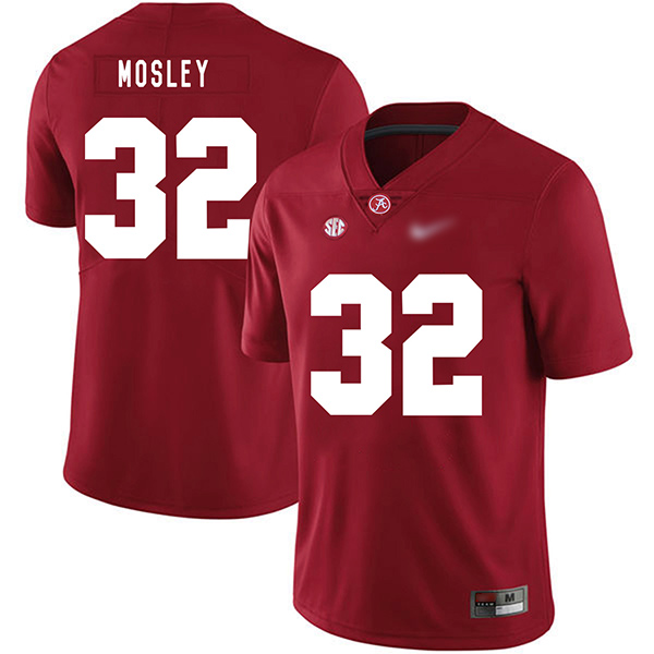 CJ Mosley Alabama Crimson Tide Men's Jersey - #32 NCAA Red Game Authentic