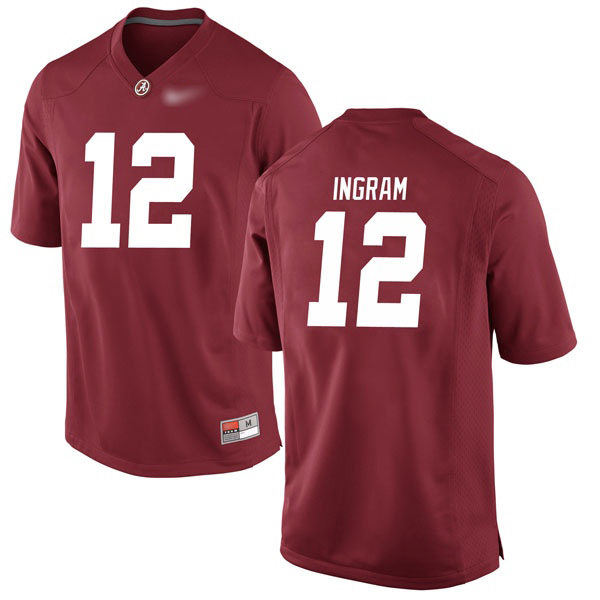 Dazon Ingram Alabama Crimson Tide Men's Jersey - #12 NCAA Crimson Game