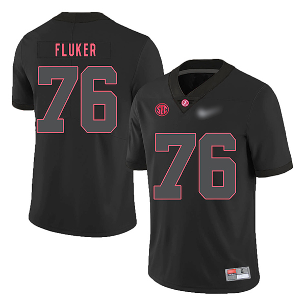DJ Fluker Alabama Crimson Tide Men's Jersey - #76 NCAA Black Game Authentic