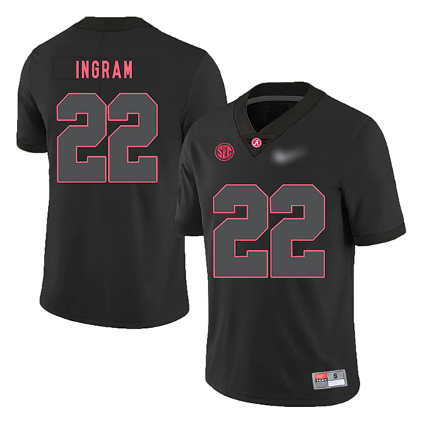 Mark Ingram Alabama Crimson Tide Men's Jersey - #22 NCAA Black Game Authentic