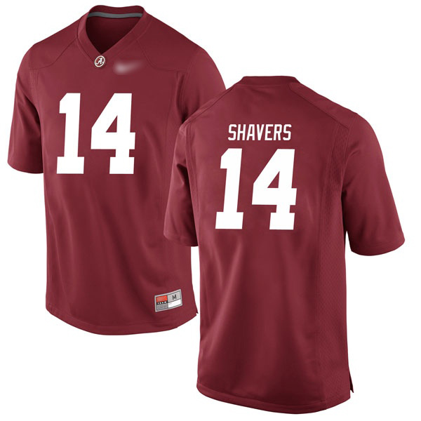 Tyrell Shavers Alabama Crimson Tide Men's Jersey - #14 NCAA Crimson Game