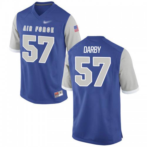 Ryan Darby Air Force Falcons Mens Jersey - #57 NCAA Royal Game