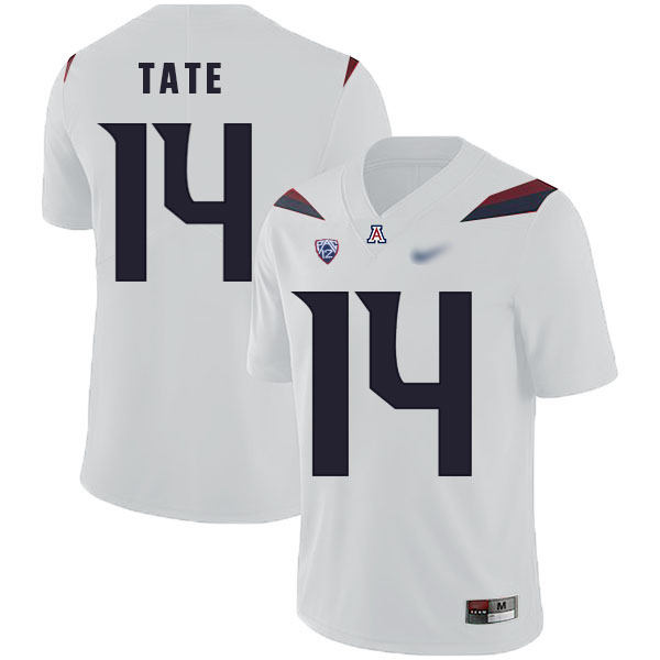 Khalil Tate Arizona Wildcats Men's Jersey - #14 NCAA White Replica Authentic