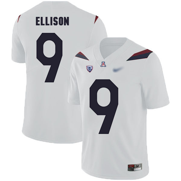 Tony Ellison Arizona Wildcats Men's Jersey - #9 NCAA White Replica Authentic