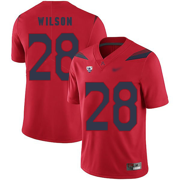 Nick Wilson Arizona Wildcats Men's Jersey - #28 NCAA Red Replica Authentic