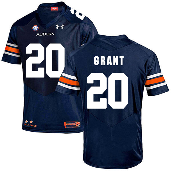 Corey Grant Auburn Tigers Men's Jersey - #20 NCAA Navy Blue Stitched Authentic