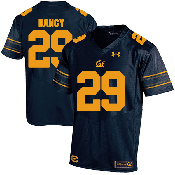 Marcel Dancy California Golden Bears Men's Jersey - #29 NCAA Navy Blue Stitched Authentic