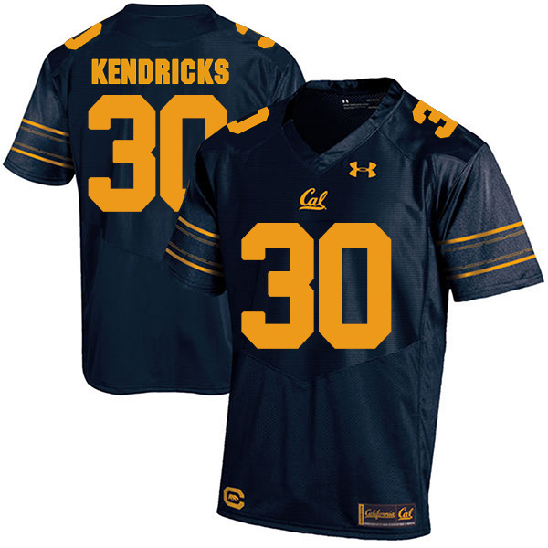 Mychal Kendricks California Golden Bears Men's Jersey - #30 NCAA Navy Blue Stitched Authentic