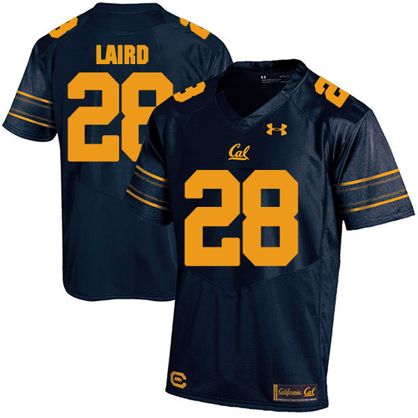 Patrick Laird California Golden Bears Men's Jersey - #28 NCAA Navy Blue Stitched Authentic