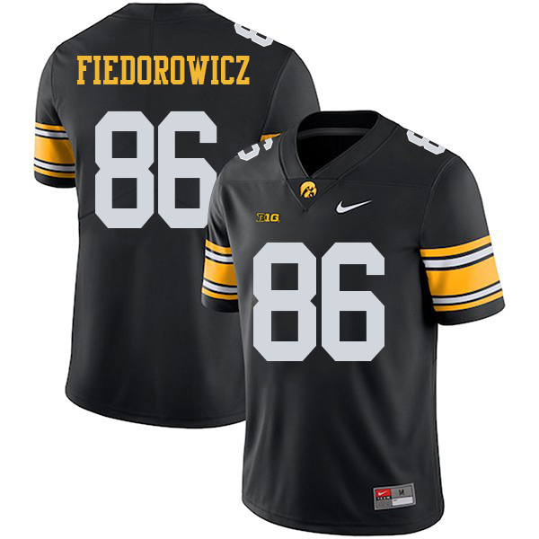 C.J. Fiedorowicz Iowa Hawkeyes Men's Jersey - #86 NCAA Black Stitched Nike Authentic