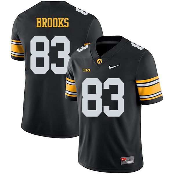 Blair Brooks Iowa Hawkeyes Men's Jersey - #83 NCAA Black Stitched Nike Authentic