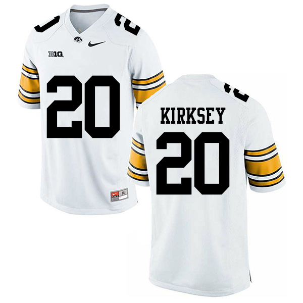 Christian Kirksey Iowa Hawkeyes Men's Jersey - #20 NCAA White Stitched Nike Authentic