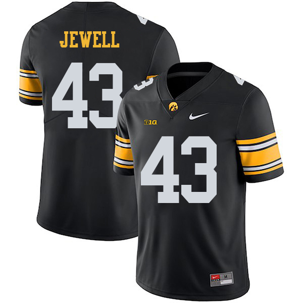 Josey Jewell Iowa Hawkeyes Men's Jersey - #43 NCAA Black Stitched Nike Authentic